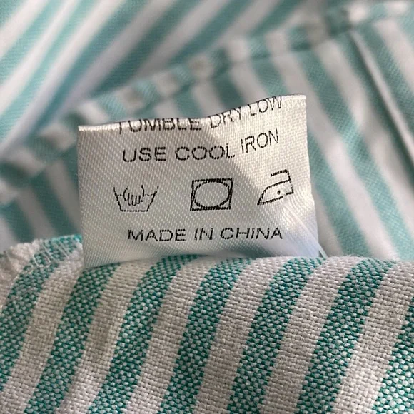 Kiel James Patrick Summering Shirt Dress, Breezy Green, Medium - Picture 10 of 11